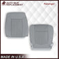 2011-2016 Ford F-250 F-350 F-450 Lariat Seat Cover Replacement & Cushion Foam in Steel Gray: Choose From Variants