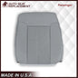2011-2016 Ford F-250 F-350 F-450 Lariat Seat Cover Replacement & Cushion Foam in Steel Gray: Choose From Variants