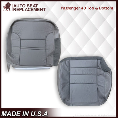 2002-2005 Ford Excursion Limited SECOND ROW 60/40 SPLIT Seat Cover in Gray: Choose From Variations