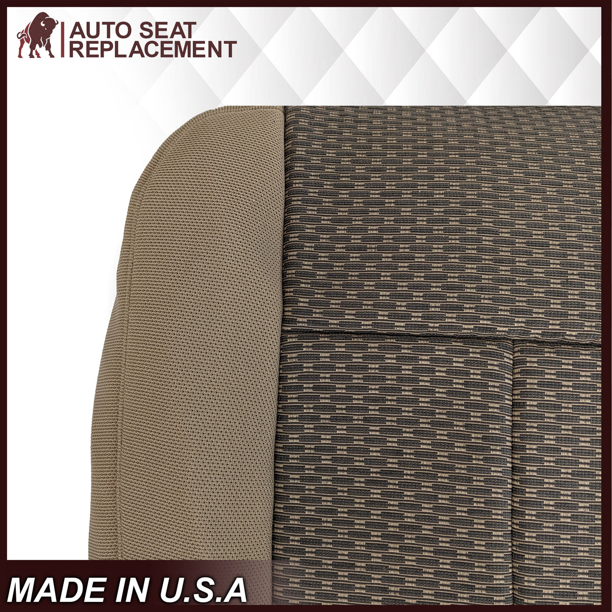 2011 2012 2013 2014 Ford F250 F350 XLT  Bottom Cloth Seat Cover Tan