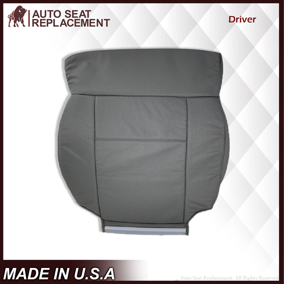 2004 2005 2006 2007 2008 Ford F150 XL Cloth Seat Covers in Medium Flint Gray