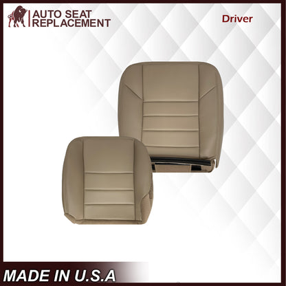 2002-2005 Ford Excursion Limited Second Row Seat Cover in Tan: Choose From Variations