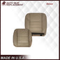 2002-2005 Ford Excursion Limited Second Row Seat Cover in Tan: Choose From Variations