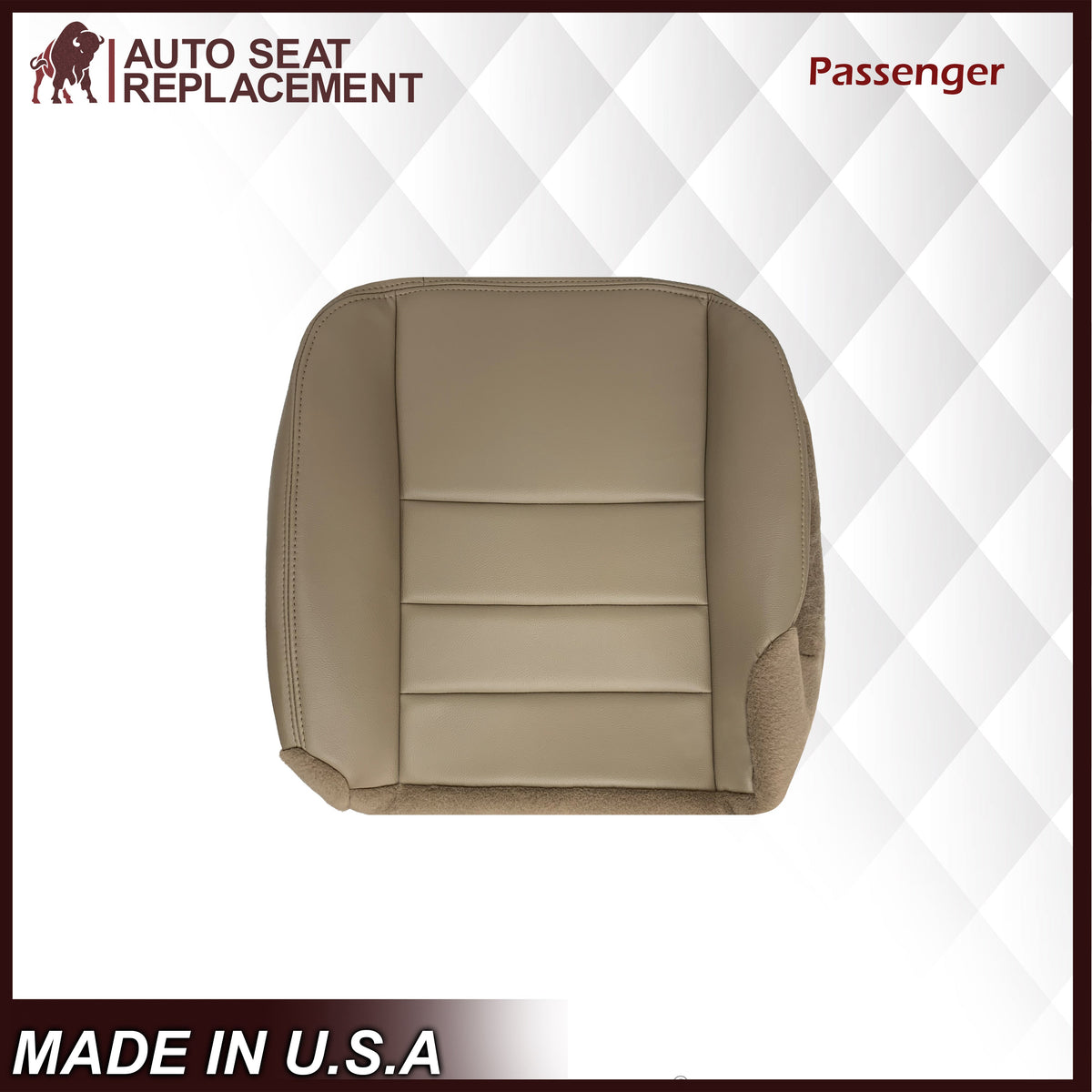 2002-2005 Ford Excursion Limited Second Row Seat Cover in Tan: Choose From Variations