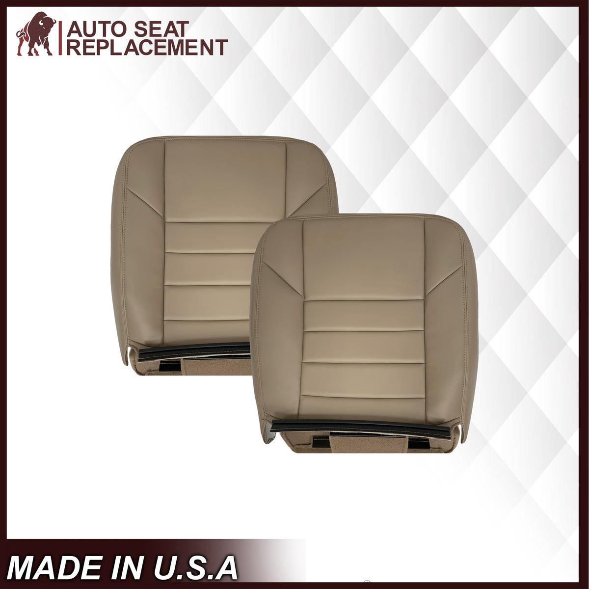 2002-2005 Ford Excursion Limited Second Row Seat Cover in Tan: Choose From Variations