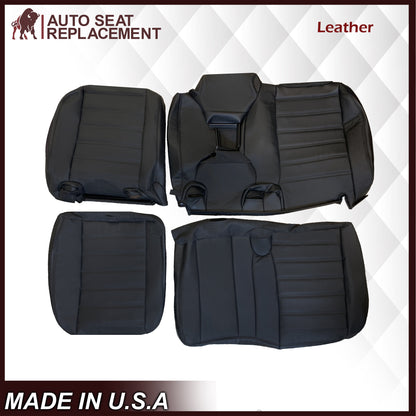 2003 2004 2005 2006 2007 Hummer H2 SUV SUT Adventure Black Leather Or Vinyl Seat Covers: Choose From Variations
