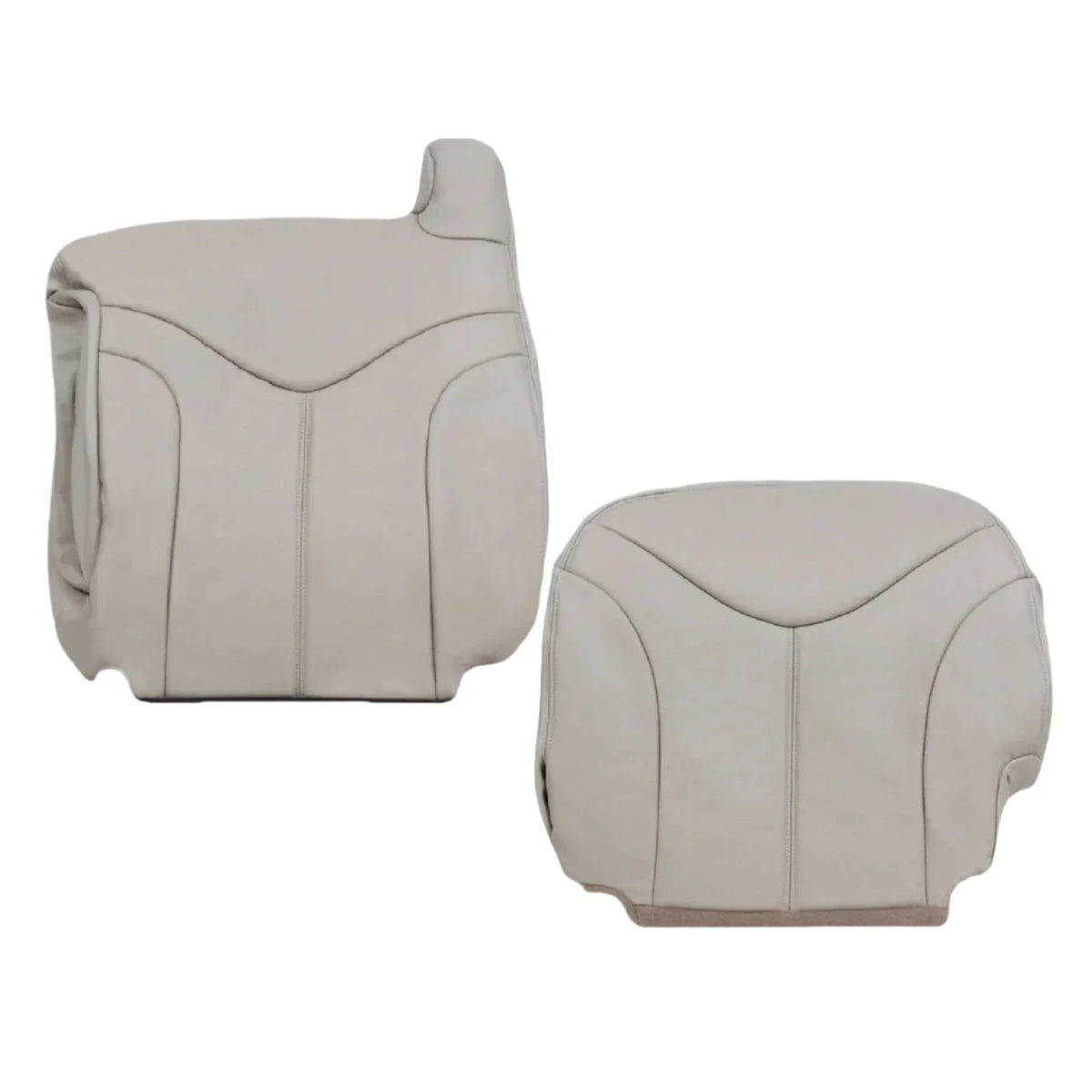2000-2002 GMC Yukon XL 2nd Row Captain Seat 50/50 Seat Cover in Shale Tan: Choose From Variation