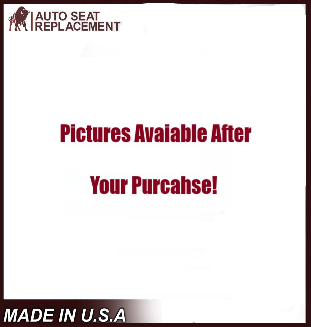2014 - 2018 GMC Sierra Denali SECOND ROW Solid Passenger 40 Bottom in Jet Black Genuine Leather OR Vinyl
