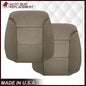 2014-2019 Chevy Silverado & GMC Sierra Cloth Fabric Seat Cover Replacement in Dune Tan OR Dark Ash Gray