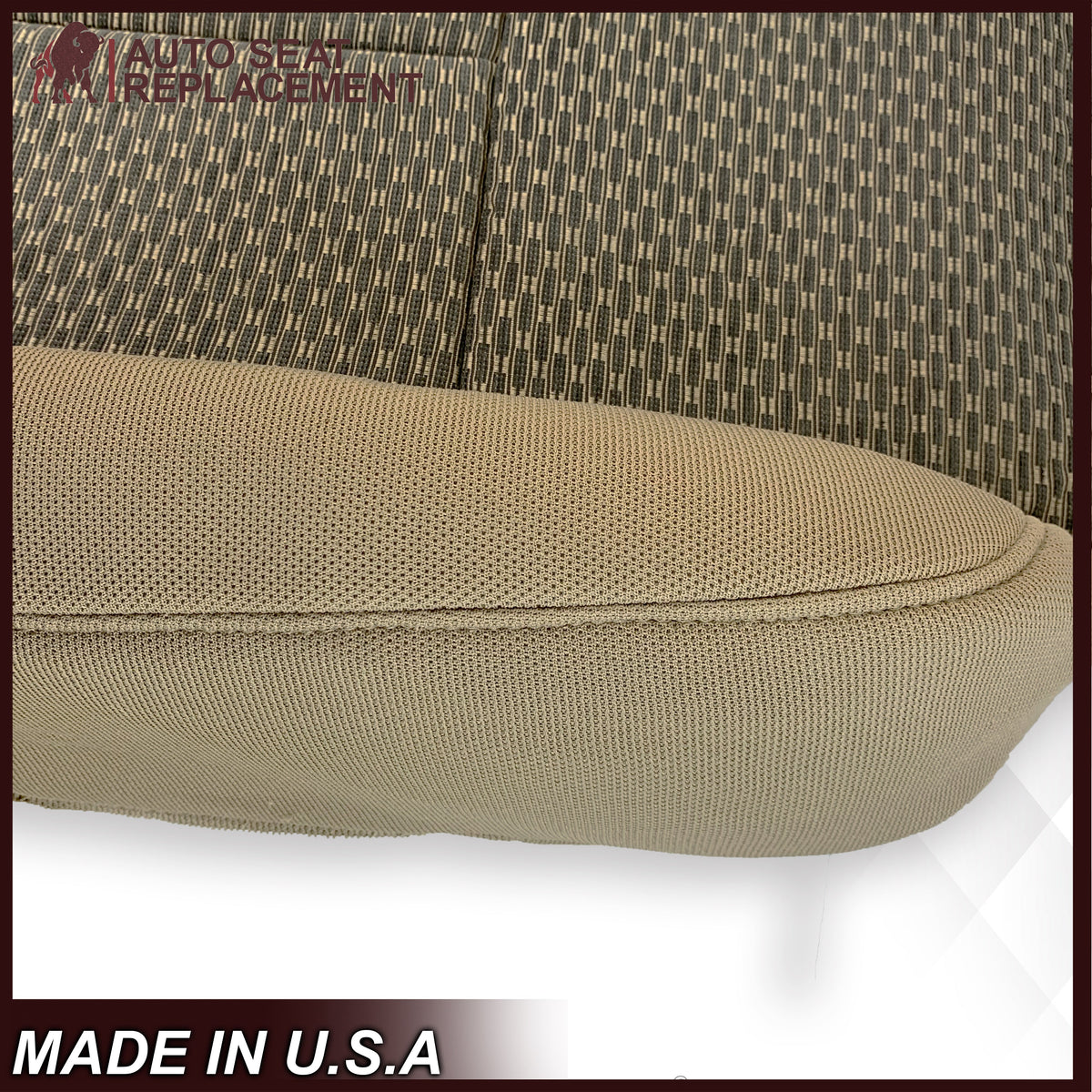 2011 - 2016 Ford F250 F350 F450 F550 XLT Truck Cloth Seat Cover In Tan: Choose Your Side