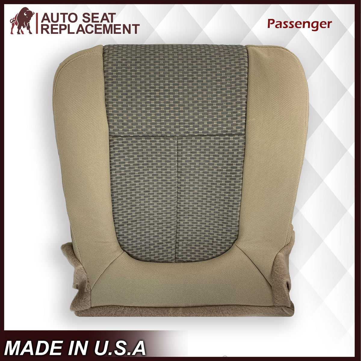 2011 - 2016 Ford F250 F350 F450 F550 XLT Truck Cloth Seat Cover In Tan: Choose Your Side