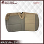 2002 2003 2004 Ford Excursion Eddie Bauer Edition Second Row 60/40 Seat Covers In 2 Tone Tan-Gray: Choose From Variations
