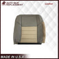 2002 2003 2004 Ford Excursion Eddie Bauer Edition Second Row 60/40 Seat Covers In 2 Tone Tan-Gray: Choose From Variations