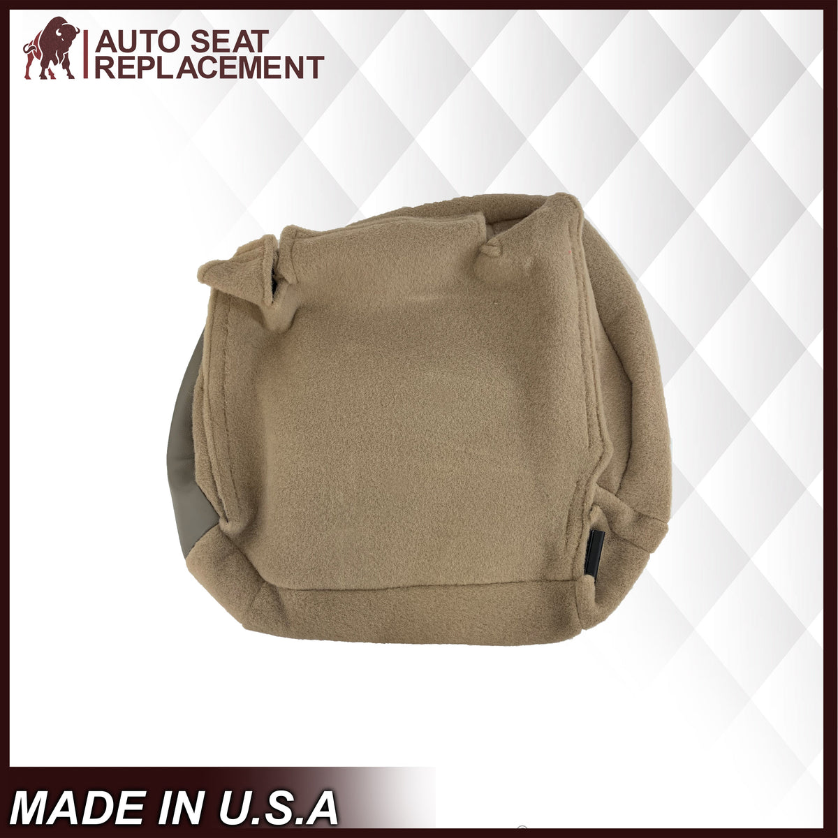 2002 2003 2004 Ford Excursion Eddie Bauer Edition Second Row 60/40 Seat Covers In 2 Tone Tan-Gray: Choose From Variations