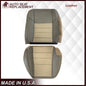 2002 2003 2004 Ford Excursion Eddie Bauer Edition Second Row 60/40 Seat Covers In 2 Tone Tan-Gray: Choose From Variations