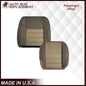 2002 2003 2004 Ford Excursion Eddie Bauer Edition Second Row 50/50 Captain Chair Seat Covers In 2 Tone Tan-Gray: Choose From Variations