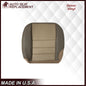 2002 2003 2004 Ford Excursion Eddie Bauer Edition Second Row 50/50 Captain Chair Seat Covers In 2 Tone Tan-Gray: Choose From Variations