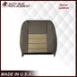 2002 2003 2004 Ford Excursion Eddie Bauer Edition Second Row 50/50 Captain Chair Seat Covers In 2 Tone Tan-Gray: Choose From Variations