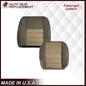 2002 2003 2004 Ford Excursion Eddie Bauer Edition Second Row 50/50 Captain Chair Seat Covers In 2 Tone Tan-Gray: Choose From Variations