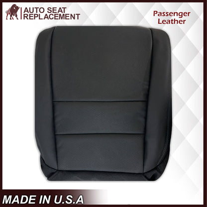 2005 - 2008 Acura TL Driver Or Passenger Seat Covers In Black: Choose Leather OR Synthetic Leather