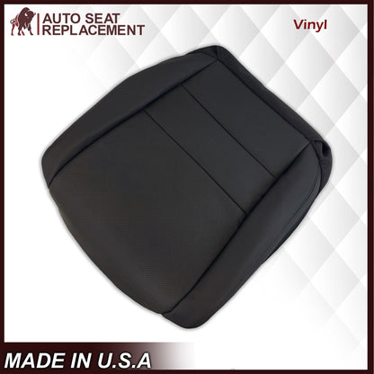 2005 - 2008 Acura TL Driver Or Passenger Seat Covers In Black: Choose Leather OR Synthetic Leather