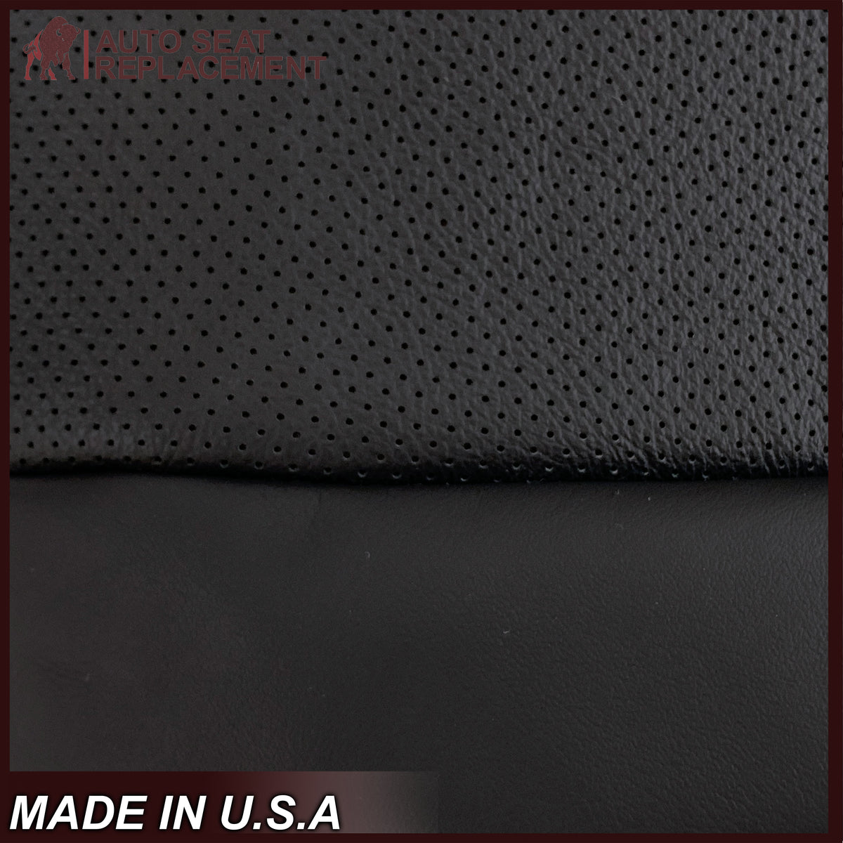 2005 - 2008 Acura TL Driver Or Passenger Seat Covers In Black: Choose Leather OR Synthetic Leather