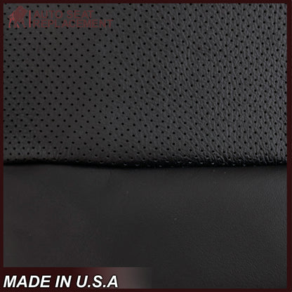 2005 - 2008 Acura TL Driver Or Passenger Seat Covers In Black: Choose Leather OR Synthetic Leather