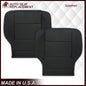 2014 - 2019 Chevy Silverado Tahoe Suburban & GMC Yukon Perforated Leather Seat Cover Replacement in Black (Perforated Jet Black)