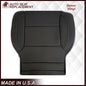 2014-2019 Chevy Silverado Tahoe Suburban & GMC Yukon Non-Perforated Leather Seat Cover Replacement in Black, Gray, or Tan