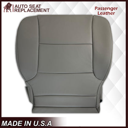 2014-2019 Chevy Silverado Tahoe Suburban & GMC Yukon Non-Perforated Leather Seat Cover Replacement in Black, Gray, or Tan