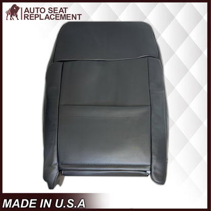 2007 2008 2009 2010 Ford Explorer Sport Trac Seat Covers in 2-Tone Black & Gray (Charcoal Black & Medium Light Stone): Choose Leather or Vinyl