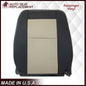 2007 2008 2009 2010 Ford Explorer Sport Trac Seat Covers in 2-Tone Black & Gray (Charcoal Black & Medium Light Stone): Choose Leather or Vinyl