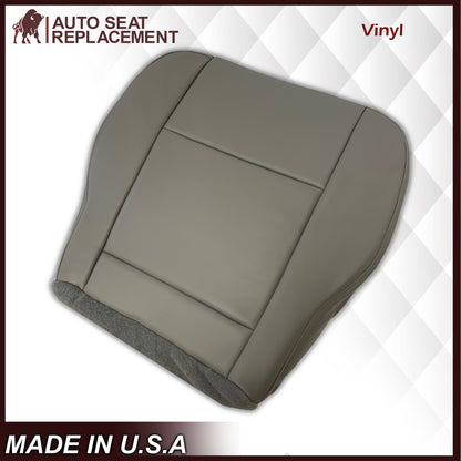 2015-2020 Ford Transit 150 250 350 Van Driver OR Passenger Side Bottom Vinyl Replacement Seat Covers in Gray: Choose Your Side And Position