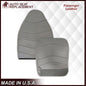1996-1999 Ford F150 Lariat XLT Seat Cover in Medium Graphite Gray: Choose Leather or Vinyl