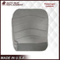 1996-1999 Ford F150 Lariat XLT Seat Cover in Medium Graphite Gray: Choose Leather or Vinyl