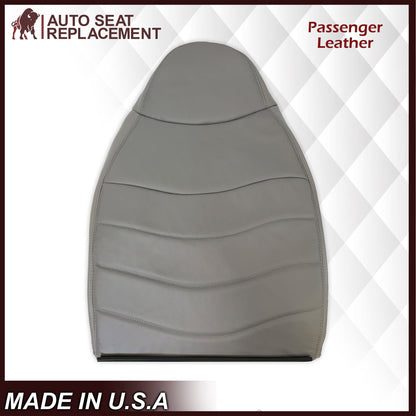 1996-1999 Ford F150 Lariat XLT Seat Cover in Medium Graphite Gray: Choose Leather or Vinyl