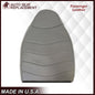 1996-1999 Ford F150 Lariat XLT Seat Cover in Medium Graphite Gray: Choose Leather or Vinyl