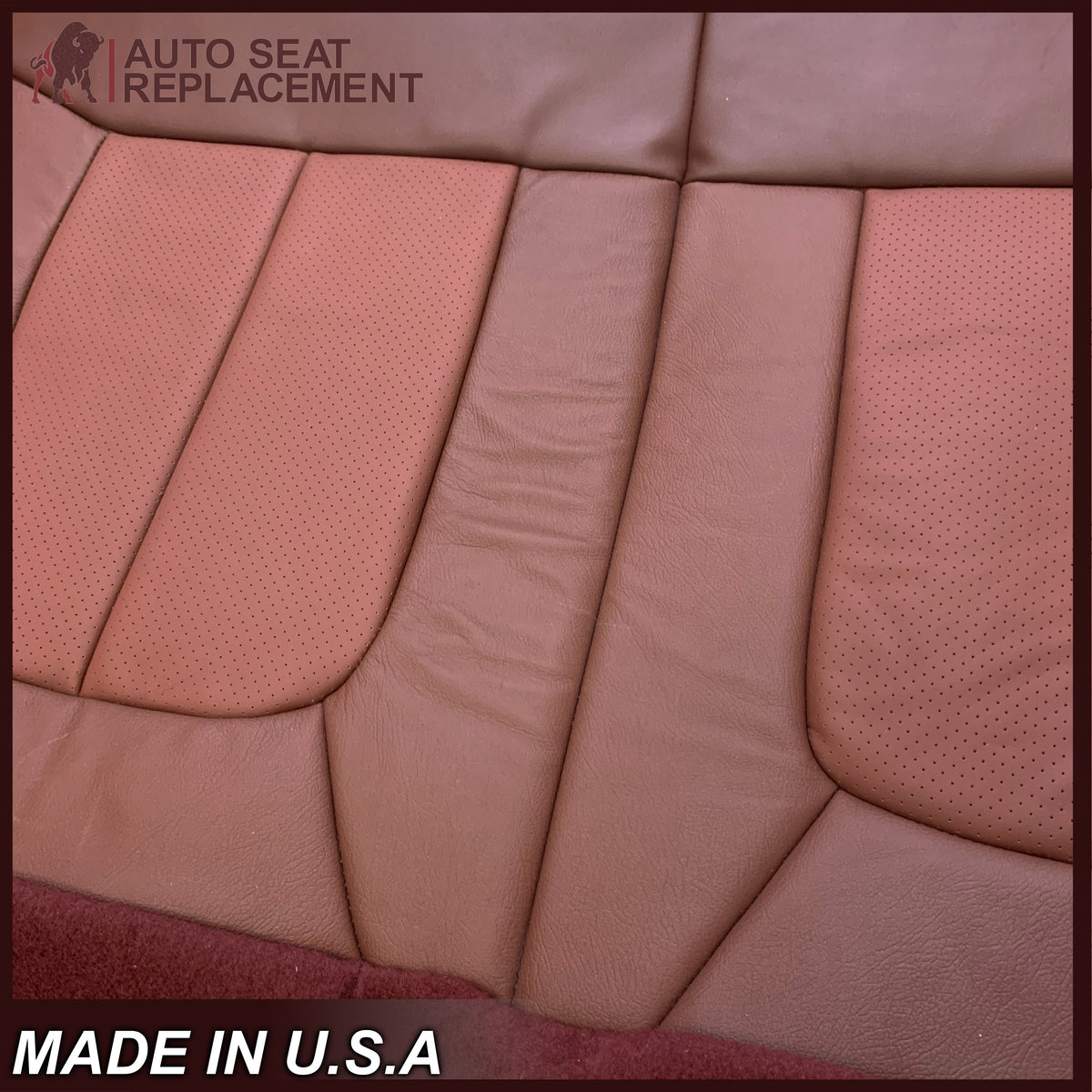 2009-2014 Ford F150 Second (2nd) Row  60/40 King Ranch Leather Replacement Seat Covers