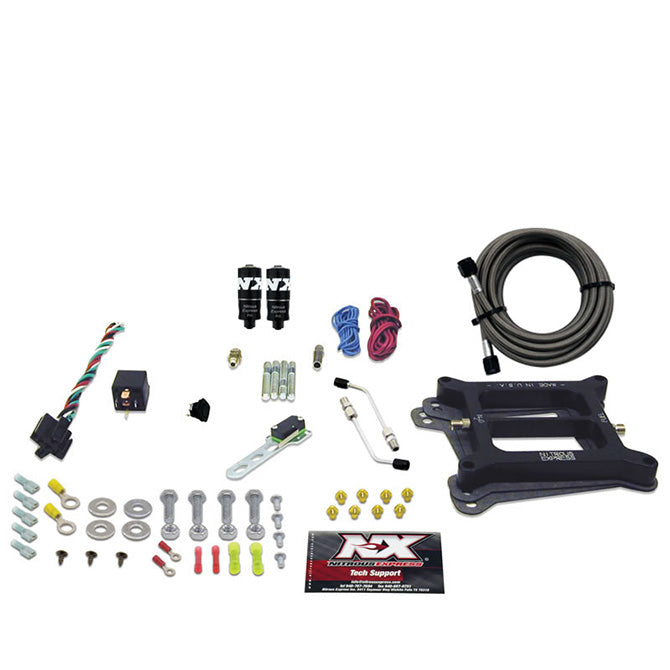Nitrous Express - 4150 HITMAN PLUS 4-BBL (50-100-150-200HP) LESS BOTTLE - 40041-00