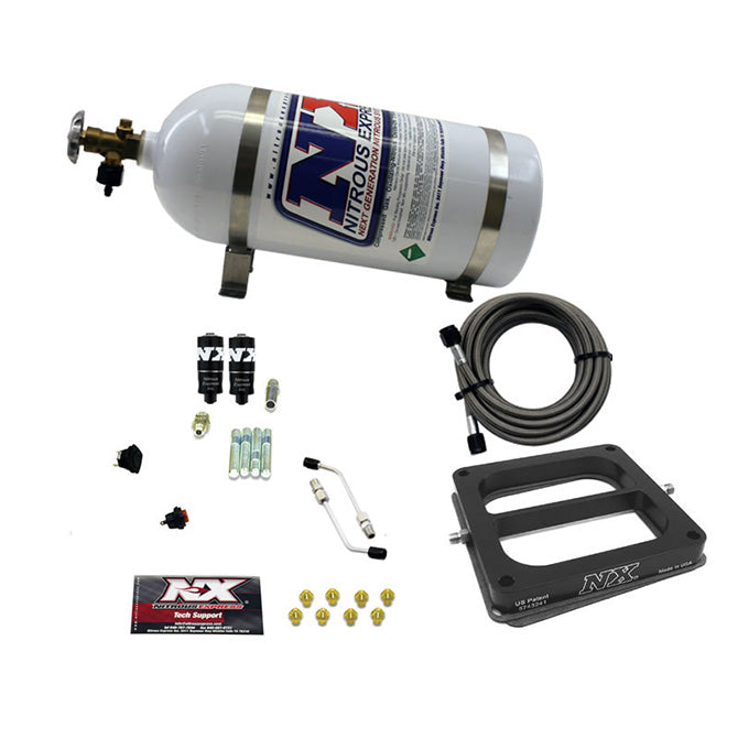 Nitrous Express - Dominator HITMAN (100-150-200HP) WITH 10LB BOTTLE - 40070-10