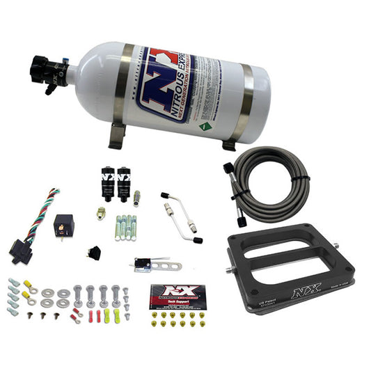 Nitrous Express - Dominator HITMAN PLUS (50-100-150-200HP) WITH 10LB BOTTLE - 40071-10