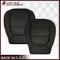 2019-2022 Chevy Silverado & GMC Sierra Non-Perforated Replacement Seat Cover in Black : Choose Your Side & Material