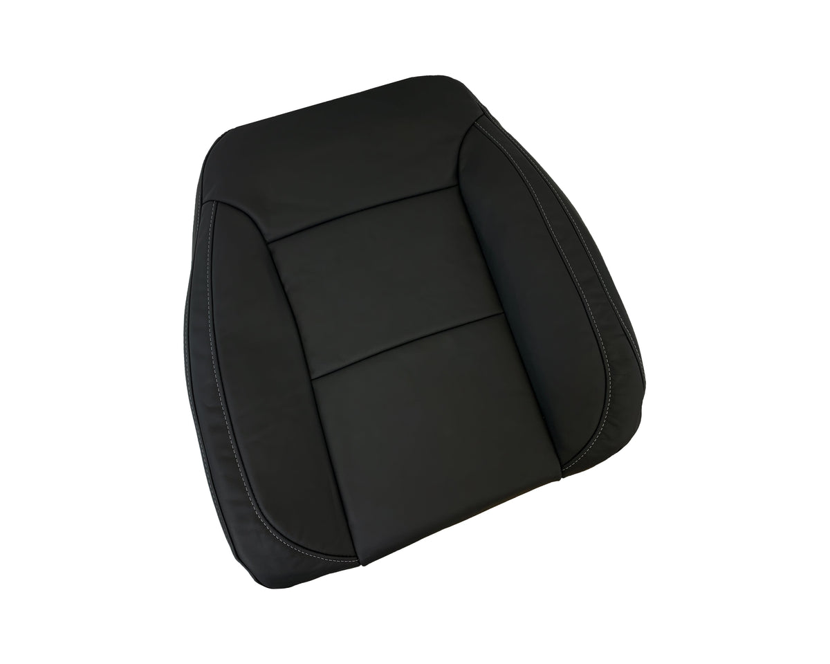 2019-2022 Chevy Silverado & GMC Sierra Non-Perforated Replacement Seat Cover in Black : Choose Your Side & Material