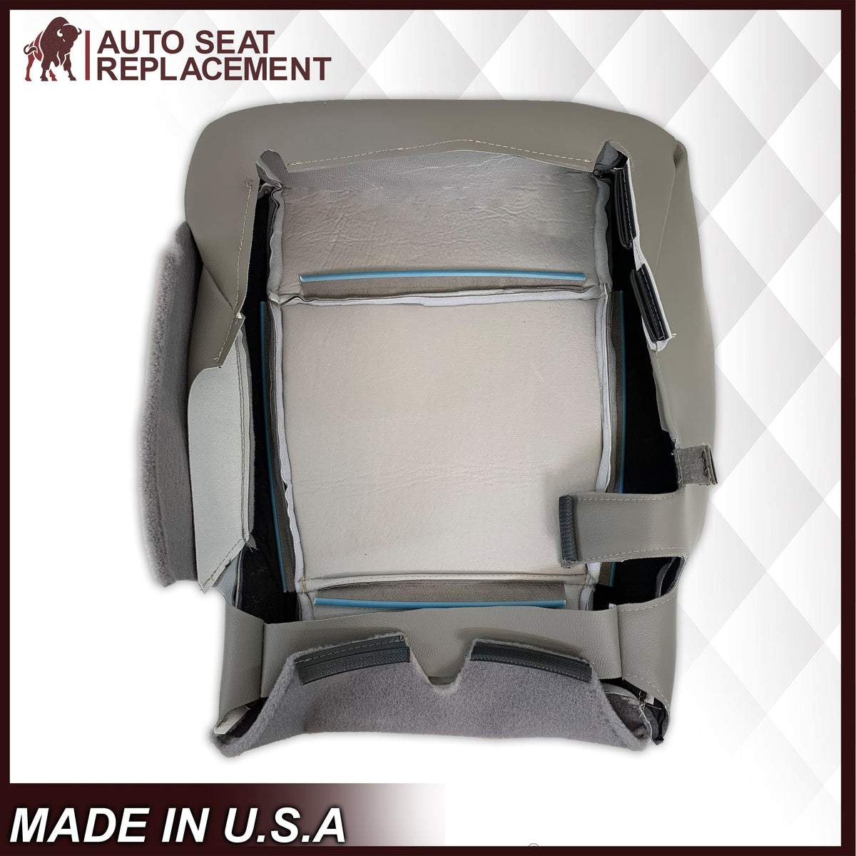 2015-2020 Ford F150 XL STX Work-Truck Base W/T Single-Cab Gray Seat Covers