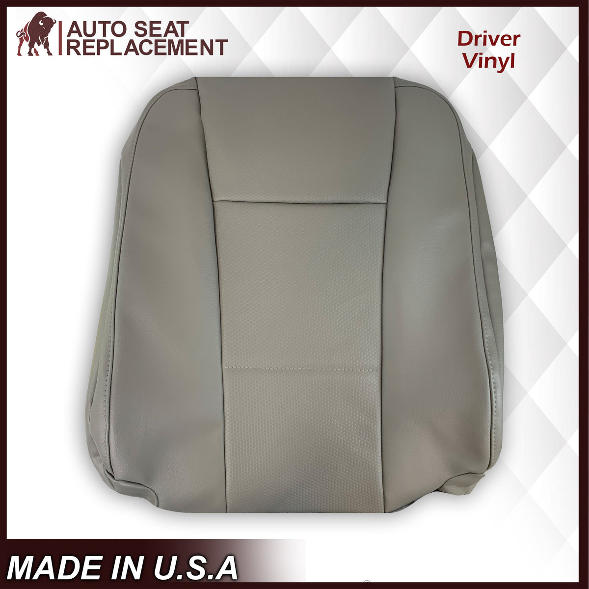 2015-2020 Ford F150 XL STX Work-Truck Base W/T Single-Cab Gray Seat Covers