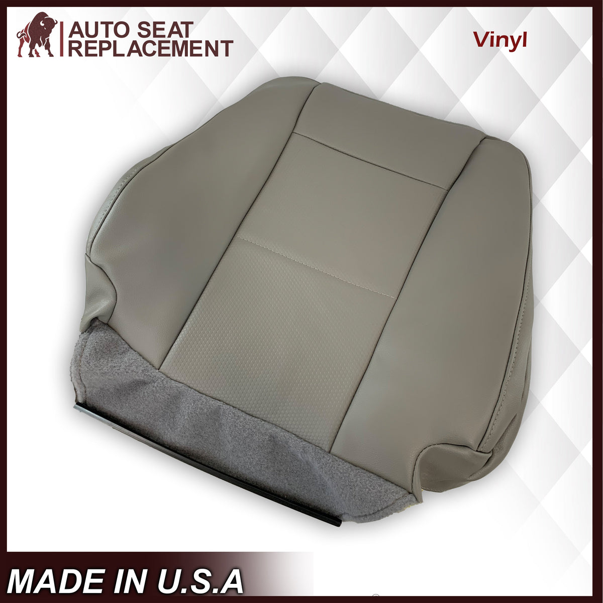 2015-2020 Ford F150 XL STX Work-Truck Base W/T Single-Cab Gray Seat Covers