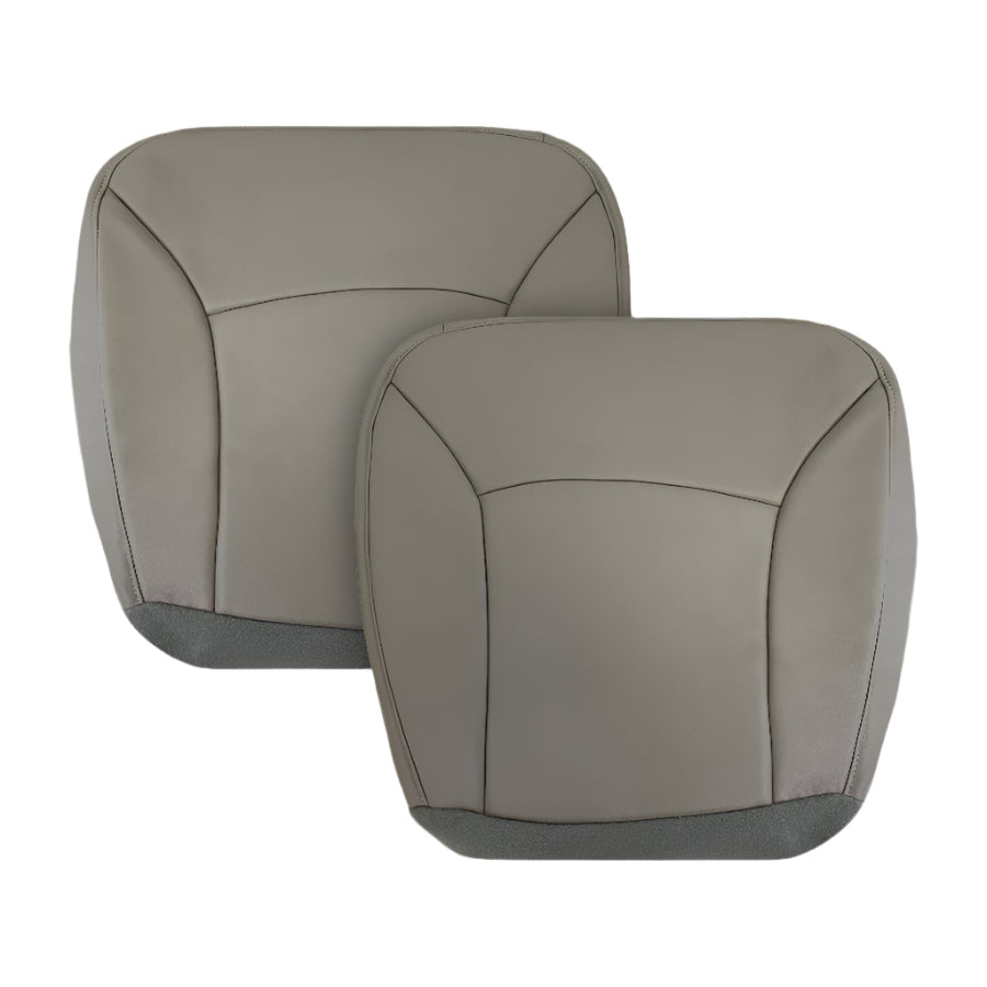2000-2002 Ford E-Series Econoline Van Replacement Vinyl Seat Cover In Non-Perforated Gray