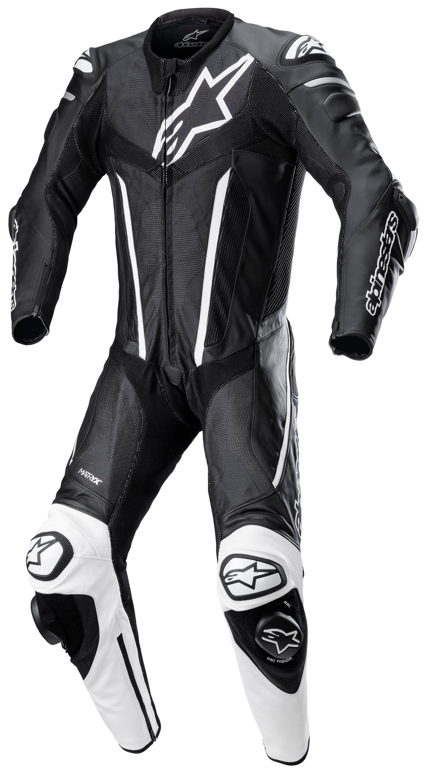FUSION SUIT 1PC BLK WHT 46
