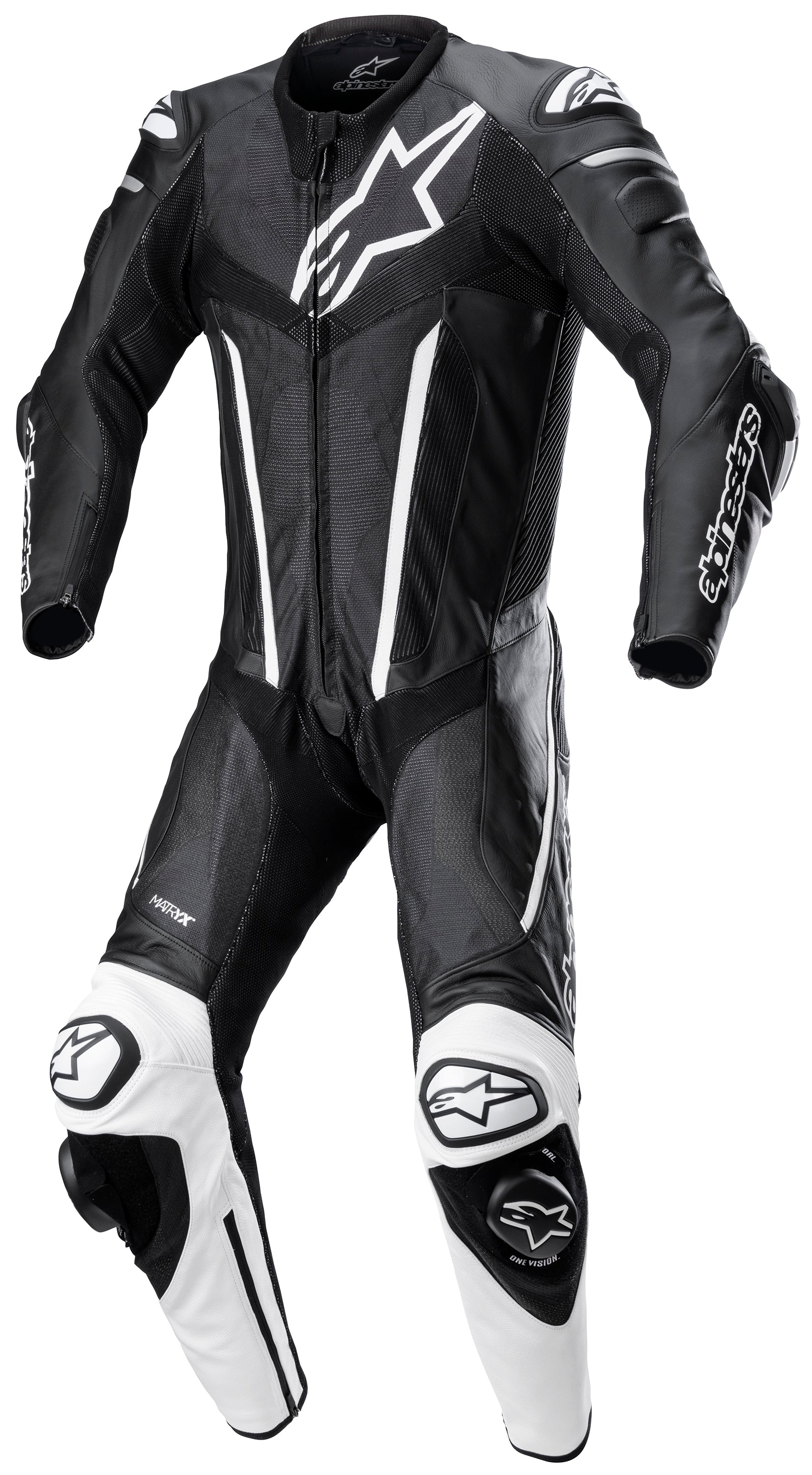FUSION SUIT 1PC BLK WHT 54
