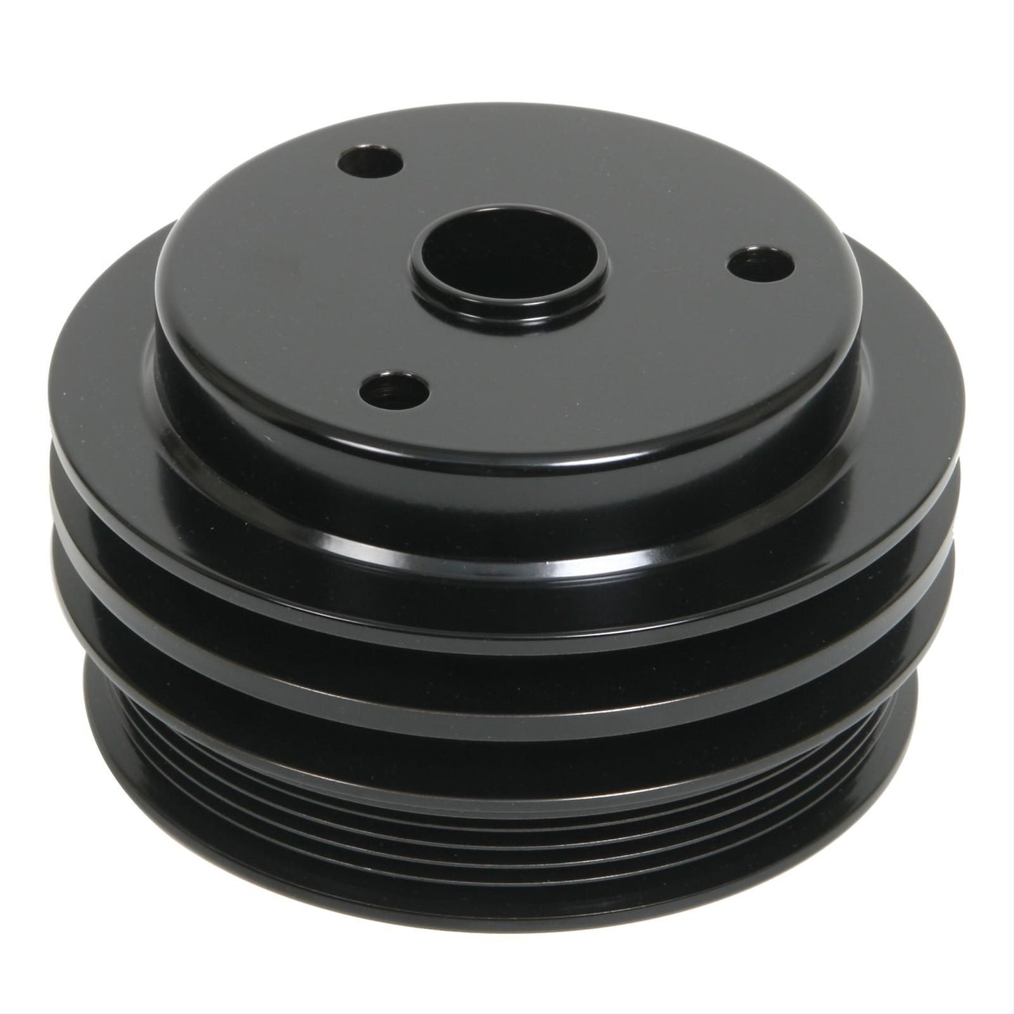 Small Block Chevy Serpentine Water Pump Pulley - Reverse - Black